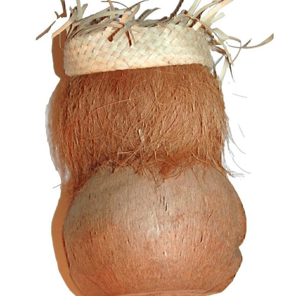 Tiki Face Bank Wooden Figurine Hand Carved Boho Doll Decorative - Picture 6 of 9